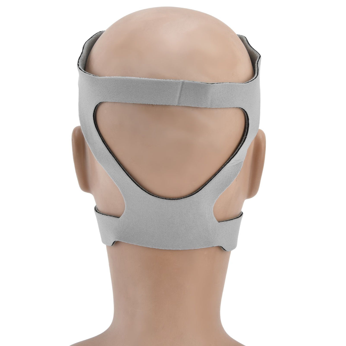 Universal Anti Snore Headgear Strap Nylon Elastic Anti Snoring Head Band for RespiratorGrey