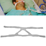 Universal Anti Snore Headgear Strap Nylon Elastic Anti Snoring Head Band for RespiratorGrey