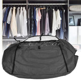 Hanging Garment Bag Dust Proof 600D Oxford Cloth Clear Zipper Clothes Storage Cover for Closet Travel