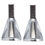 2pcs Deburring Chamfering Device Triangular Handle Deburring External Drill for Stainless Steel Copper Brass Aluminum - 45-Degree Angle