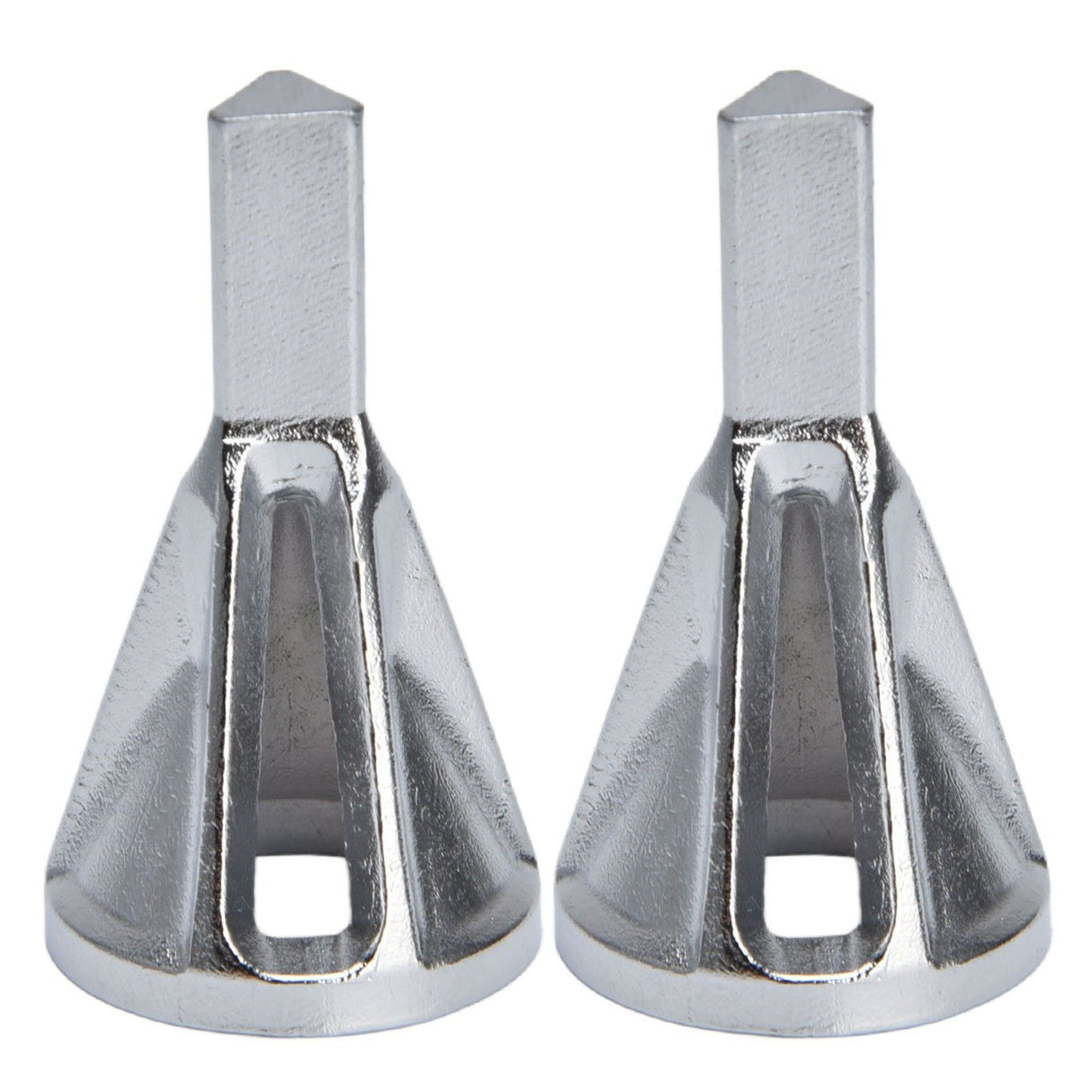 2pcs Deburring Chamfering Device Triangular Handle Deburring External Drill for Stainless Steel Copper Brass Aluminum