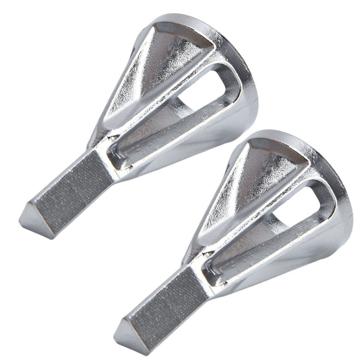 2pcs Deburring Chamfering Device Triangular Handle Deburring External Drill for Stainless Steel Copper Brass Aluminum