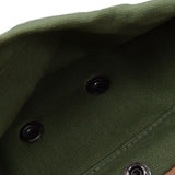 Foraging Pouch Collapsible PU Leather Canvas Mushroom Foraging Bag for Hiking Camping Hunting