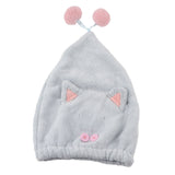 Hair Towel Wrap Fine Texture Soft Handle Dry Naturally Coral Fleece Hair Drying Towel