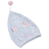 Hair Towel Wrap Fine Texture Soft Handle Dry Naturally Coral Fleece Hair Drying Towel