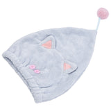 Hair Towel Wrap Fine Texture Soft Handle Dry Naturally Coral Fleece Hair Drying Towel - Extra Image