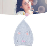 Hair Towel Wrap Fine Texture Soft Handle Dry Naturally Coral Fleece Hair Drying Towel