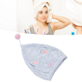 Hair Towel Wrap Fine Texture Soft Handle Dry Naturally Coral Fleece Hair Drying Towel