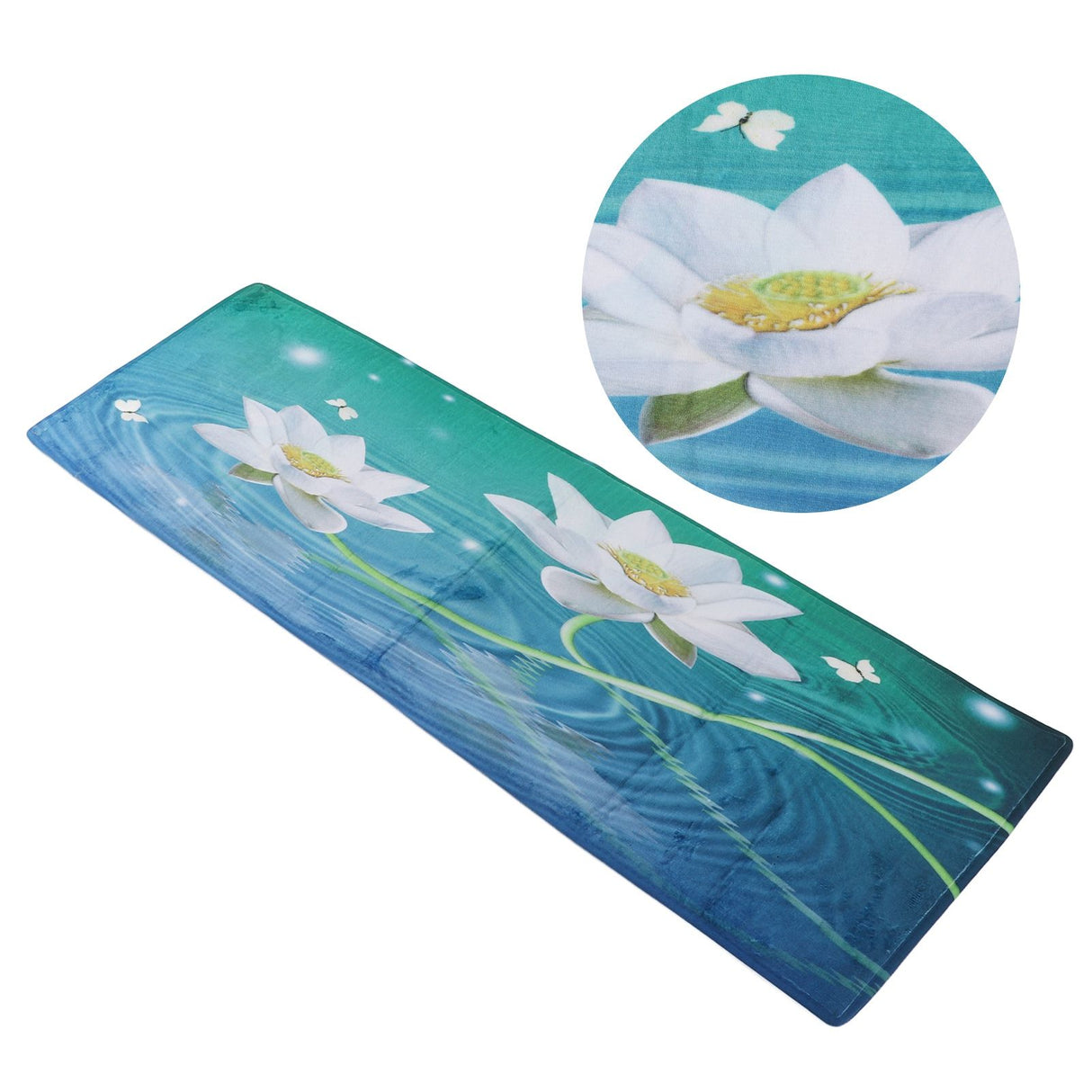 Bathroom Runner Practical Breathable Soft Comfortable Exquisite Design Decorative Carpet for Kitchen40x60cm