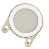 Hole Decorative Hooks Double Hooks Fashion Simple Easy to Install ABS Wall Hook for Hotels Bedrooms Bathrooms