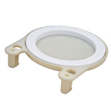 Hole Decorative Hooks Double Hooks Fashion Simple Easy to Install ABS Wall Hook for Hotels Bedrooms Bathrooms - Low Angle