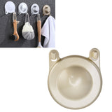 Hole Decorative Hooks Double Hooks Fashion Simple Easy to Install ABS Wall Hook for Hotels Bedrooms Bathrooms