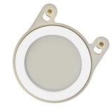 Hole Decorative Hooks Double Hooks Fashion Simple Easy to Install ABS Wall Hook for Hotels Bedrooms Bathrooms