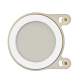 Hole Decorative Hooks Double Hooks Fashion Simple Easy to Install ABS Wall Hook for Hotels Bedrooms Bathrooms - Extra Image