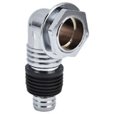 Shower Floor Drain Elbow Long Lasting Plastic Floor Drain Elbow for Hotel Home Decoration - 45-Degree Angle