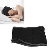 Sleep Mask Good Shading Comfortable to Wear Breathable Soft Lunch Break Eye Mask for Office HomeBlack - Extra Image