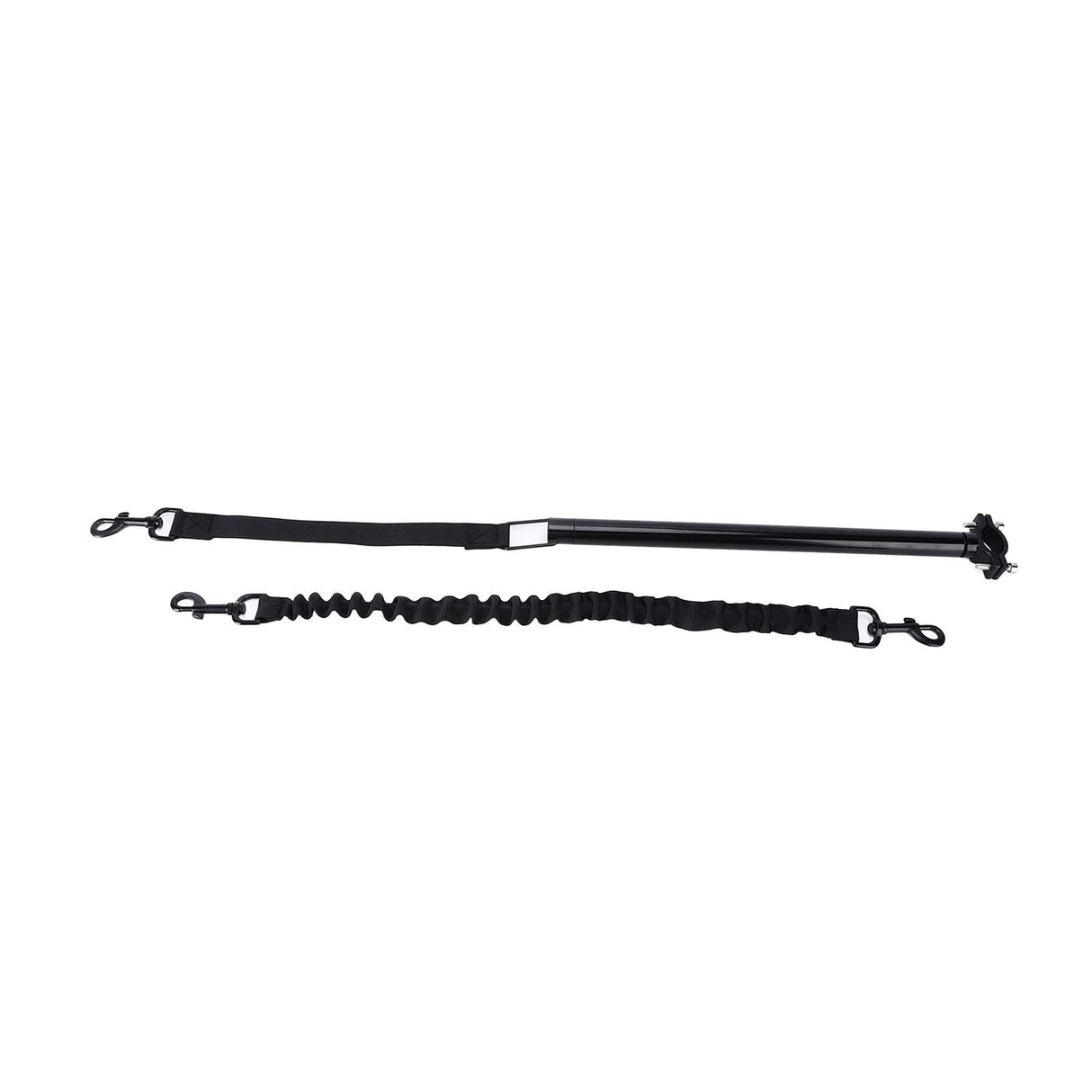Hands Free Dog Leash Black Thicken Dog Bike Attachment Traction Belt with Hex Wrench for Dog Training Running Exercising