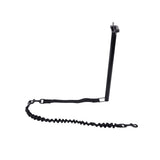 Hands Free Dog Leash Black Thicken Dog Bike Attachment Traction Belt with Hex Wrench for Dog Training Running Exercising