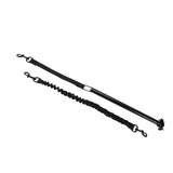 Hands Free Dog Leash Black Thicken Dog Bike Attachment Traction Belt with Hex Wrench for Dog Training Running Exercising