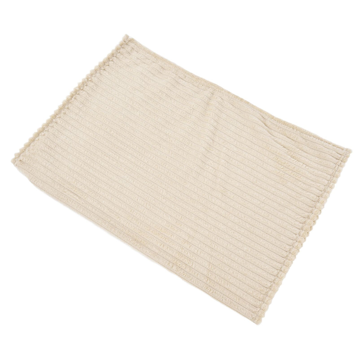Flannel Throw Blanket Plush Fluffy Light Breathable Fine Workmanship Stylish Simple Soft BlanketBeige