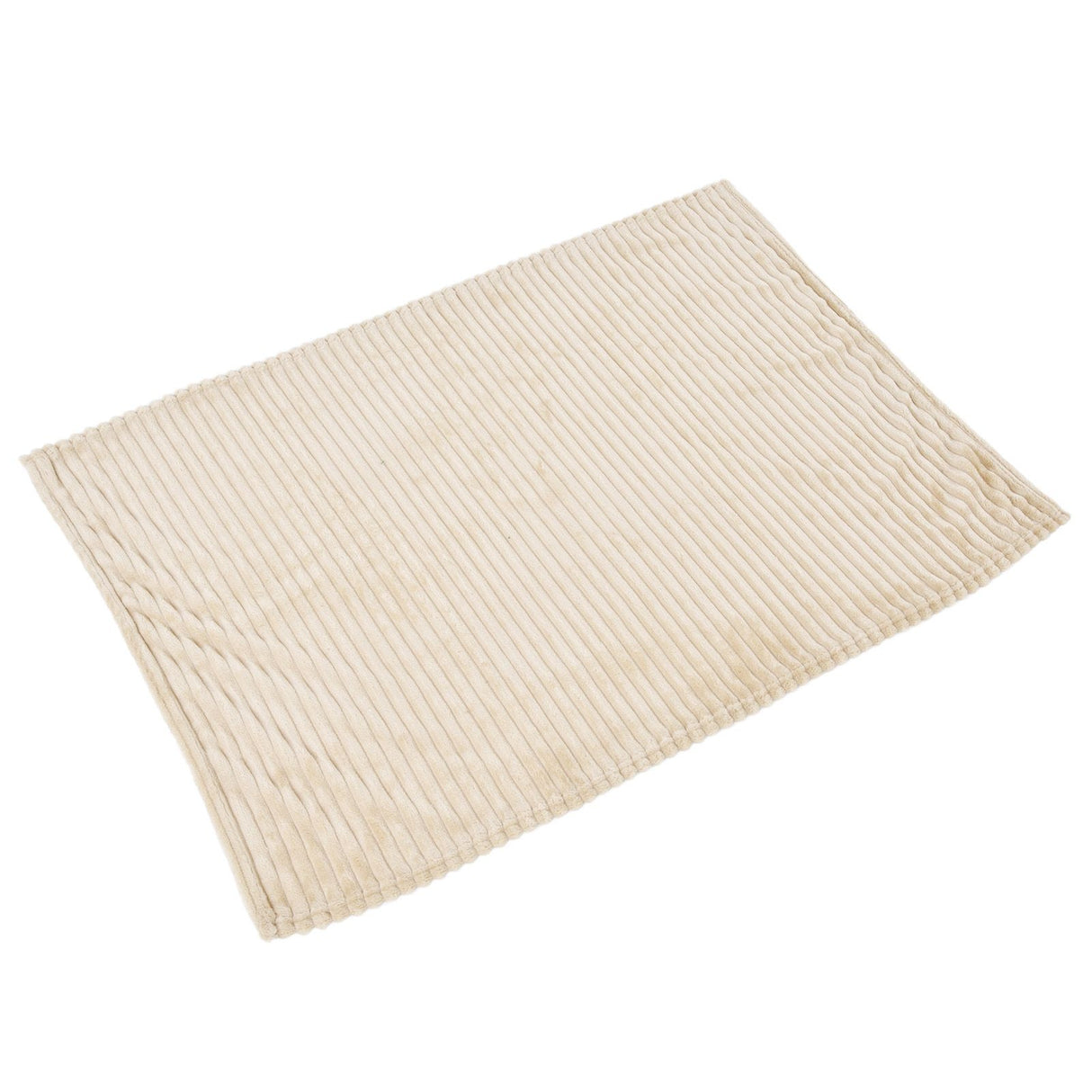 Flannel Throw Blanket Plush Fluffy Light Breathable Fine Workmanship Stylish Simple Soft BlanketBeige
