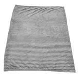 Flannel Throw Blanket Plush Fluffy Light Breathable Fine Workmanship Stylish Simple Soft BlanketGrey
