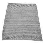 Flannel Throw Blanket Plush Fluffy Light Breathable Fine Workmanship Stylish Simple Soft BlanketGrey