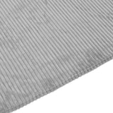 Flannel Throw Blanket Plush Fluffy Light Breathable Fine Workmanship Stylish Simple Soft BlanketGrey