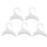 5Pcs Purse Door Hanger Bag Arc Closet Hanger Hook for Satchel Coat Haversack Belt StorageWhite - Side View