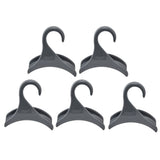 5Pcs Purse Door Hanger Bag Arc Closet Hanger Hook for Satchel Coat Haversack Belt StorageGrey