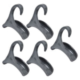 5Pcs Purse Door Hanger Bag Arc Closet Hanger Hook for Satchel Coat Haversack Belt StorageGrey