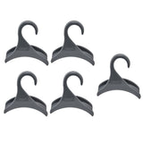 5Pcs Purse Door Hanger Bag Arc Closet Hanger Hook for Satchel Coat Haversack Belt StorageGrey