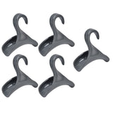 5Pcs Purse Door Hanger Bag Arc Closet Hanger Hook for Satchel Coat Haversack Belt StorageGrey
