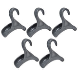 5Pcs Purse Door Hanger Bag Arc Closet Hanger Hook for Satchel Coat Haversack Belt StorageGrey - Extra Image
