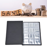 Coin Collection Book Large Capacity Anti Slip Design Good Water Resistance 120 Pockets Coin Holder for Collection UseBlue
