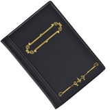 Coin Collection Book Large Capacity Anti Slip Design Good Water Resistance 120 Pockets Coin Holder for Collection UseBlack - Low Angle