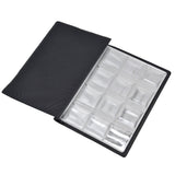 Coin Collection Book Large Capacity Anti Slip Design Good Water Resistance 120 Pockets Coin Holder for Collection UseBlack