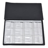 Coin Collection Book Large Capacity Anti Slip Design Good Water Resistance 120 Pockets Coin Holder for Collection UseBlack