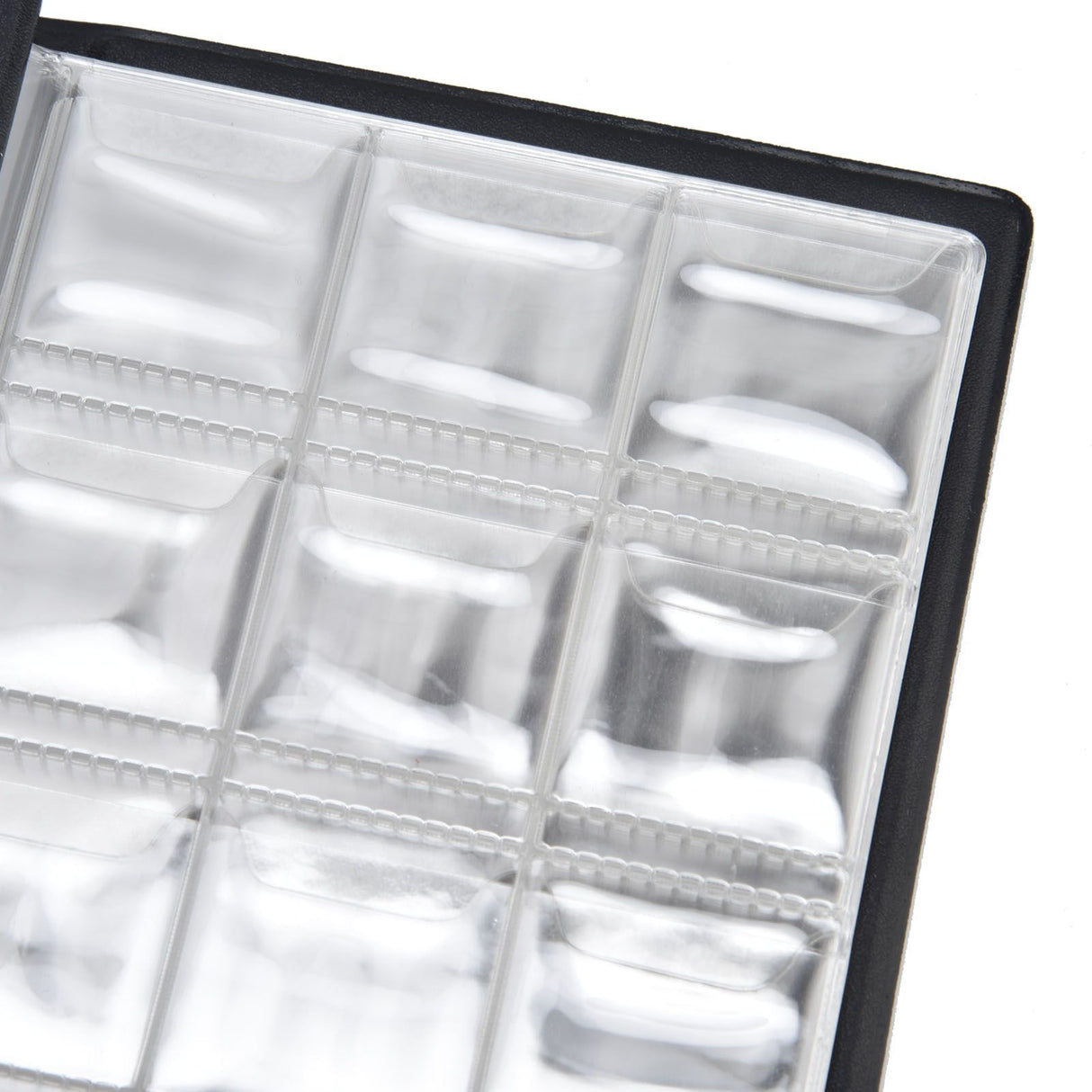 Coin Collection Book Large Capacity Anti Slip Design Good Water Resistance 120 Pockets Coin Holder for Collection UseBlack