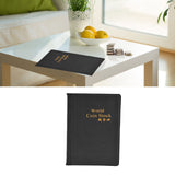 Coin Collection Book 120 PVC Pockets PU Cover Transparent Design Soft Highly Durable Clear Texture Coin AlbumBlack - Extra Image