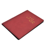 Coin Collection Book 120 PVC Pockets PU Cover Transparent Design Soft Highly Durable Clear Texture Coin AlbumRed - Extra Image