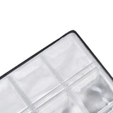 Coin Collection Book 120 PVC Pockets PU Cover Transparent Design Soft Highly Durable Clear Texture Coin AlbumRed