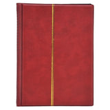 Coin Collection Book 250 Pocket Commemorative Coin Collecting Holder Storage Album Book for HomeRed