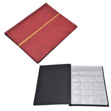 Coin Collection Book 250 Pocket Commemorative Coin Collecting Holder Storage Album Book for HomeRed