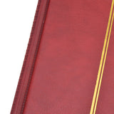 Coin Collection Book 250 Pocket Commemorative Coin Collecting Holder Storage Album Book for HomeRed
