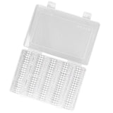 Coin Holder 100 Pieces Storage Plastic Transparent Coin Storage Box with Coin Capsules for Coin Collection Exhibition