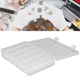 Coin Holder 100 Pieces Storage Plastic Transparent Coin Storage Box with Coin Capsules for Coin Collection Exhibition