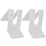 2Pcs Kayak Paddle Storage Rack Wall Mounted Save Space Easy to Install Stable Boat Paddle Wall Mount Rack for Stadium - Close-Up Angle