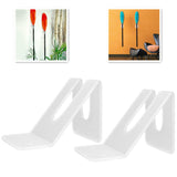 2Pcs Kayak Paddle Storage Rack Wall Mounted Save Space Easy to Install Stable Boat Paddle Wall Mount Rack for Stadium - Extra Image