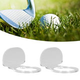 2Pcs Small Ball Stand Acrylic Sturdy Durable High Stability Sport Ball Display Rack for Tennis Softball BaseballTransparent - Extra Image